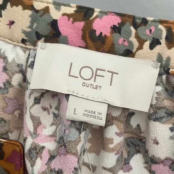 NWT LOFT Multicolor Floral Patterned dress - Picture 2 of 12